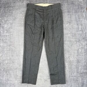 Brooks Brothers Pants Mens 34x30 Black White Houndstooth Wool Cashmere Slim Fit